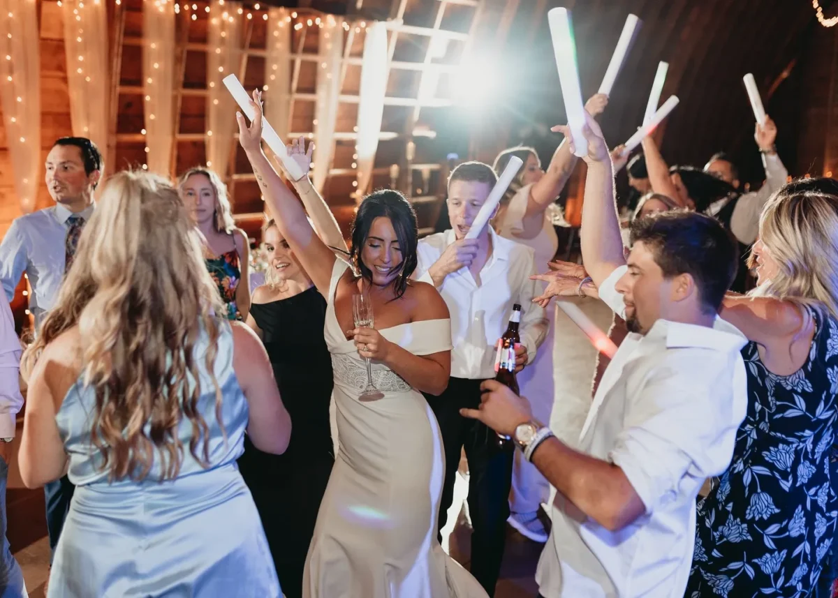 Bruno Mars Songs for the Perfect Wedding Playlist - Bride dancing in circle of wedding guests