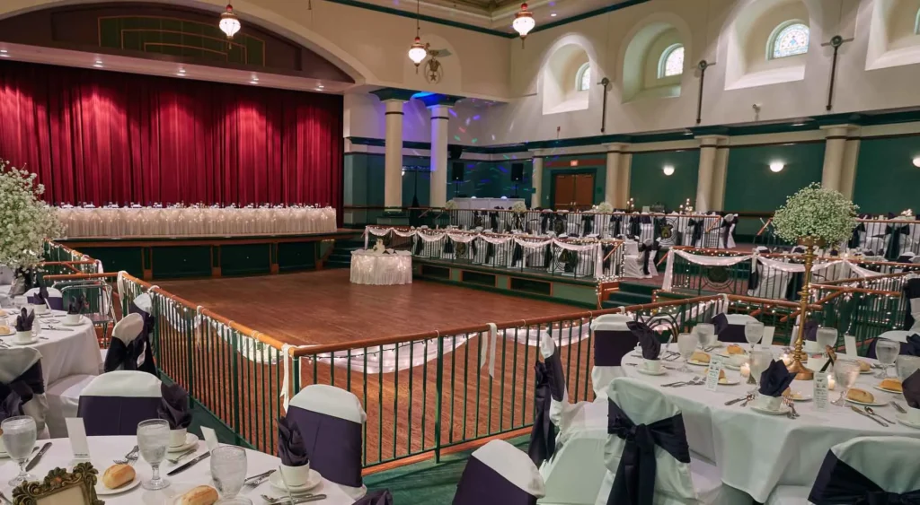 Pittsburgh Shrine Centre in South Hills as Pittsburgh Wedding Venue